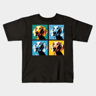 Weimaraner Pop Art - Dog Lover Gifts Kids T-Shirt